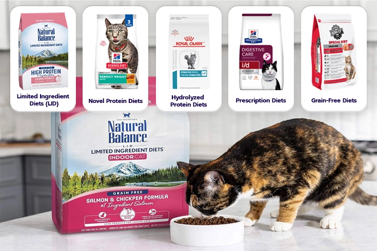 Different Types of Hypoallergenic Cat Food