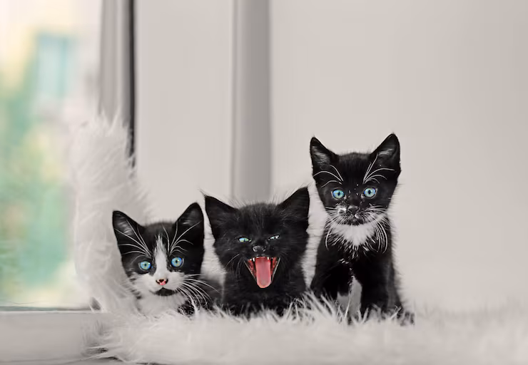 cute small cats windowsill 392895 795630