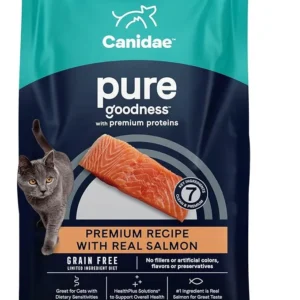 Canidae Pure Limited Ingredient Premium Dry Cat Food, Real Salmon Recipe, 10 lbs, Grain Free