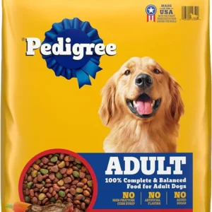 Pedigree Complete Nutrition Adult Dry Dog Food, Grilled Steak & Vegetable Flavor, 18 lb. Bag