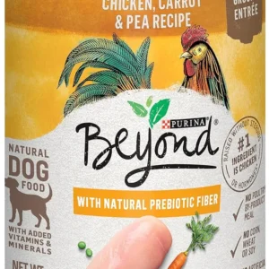 Purina Beyond Chicken, Carrot and Pea Ground Grain Free Wet Dog Food Natural Pate with Added Vitamins and Minerals - (Pack of 12) 13 oz. Cans