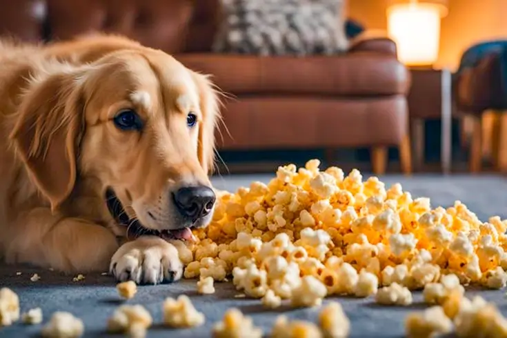 Can Dogs Eat Popcorn Featured
