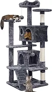 3. Cat Tree Tower Condo Furniture Scratch Post for Kittens