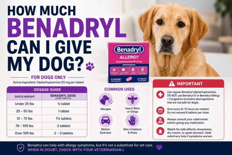 How Much Benadryl Can I Give My Dog