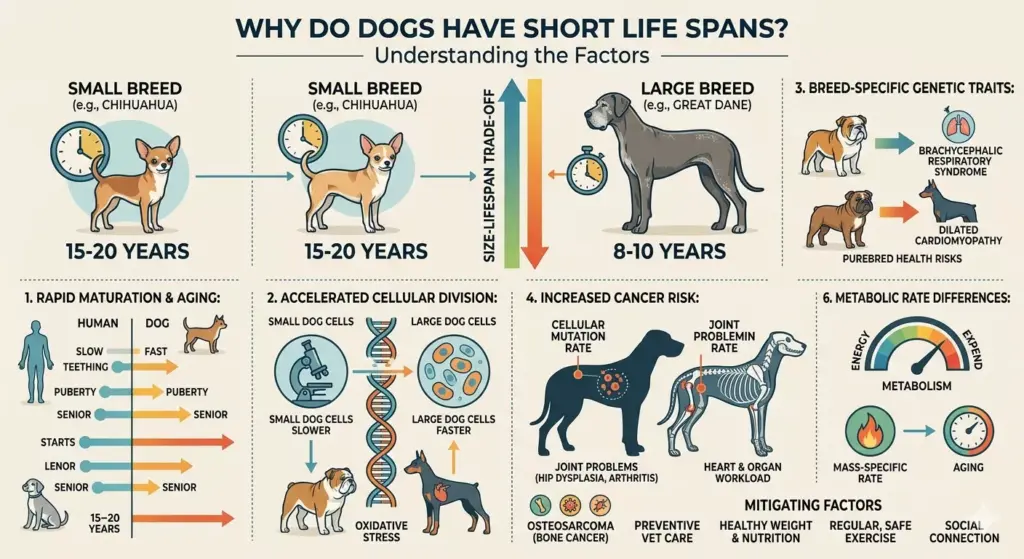 Why Do Dogs Have Short Life Spans? | What Do Vets Say? 2 Why Do Dogs Have Short Life Spans