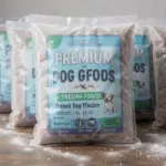 Freeze fresh pet dog food